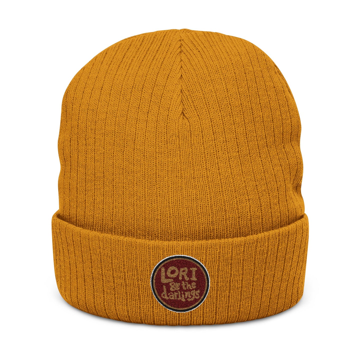 Ribbed Knit Beanie (Embroidery)
