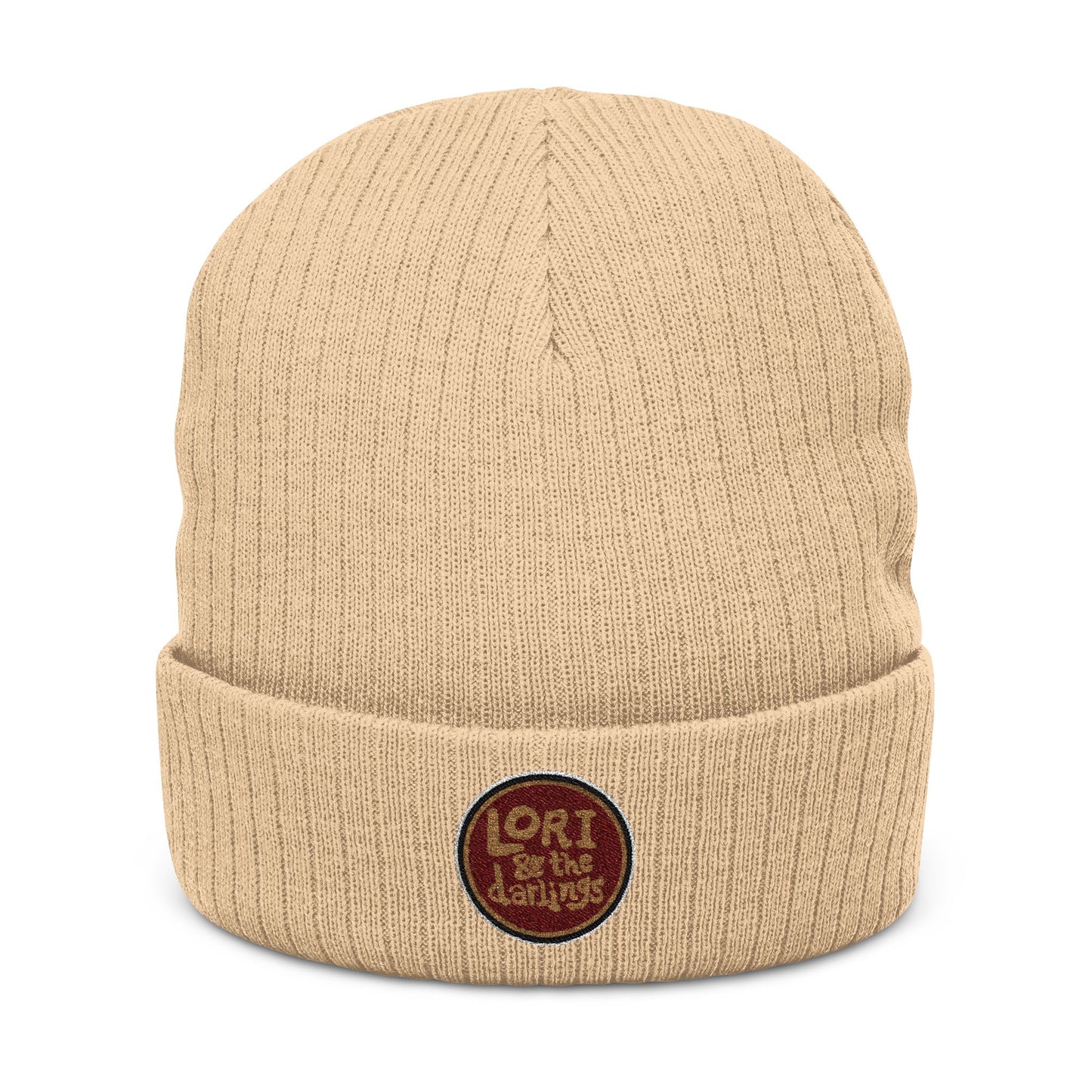 Ribbed Knit Beanie (Embroidery)