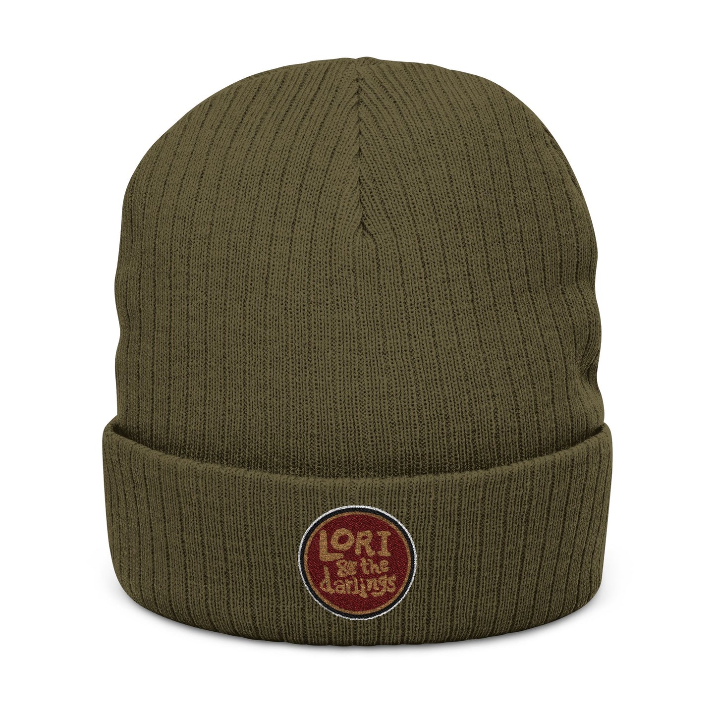 Ribbed Knit Beanie (Embroidery)