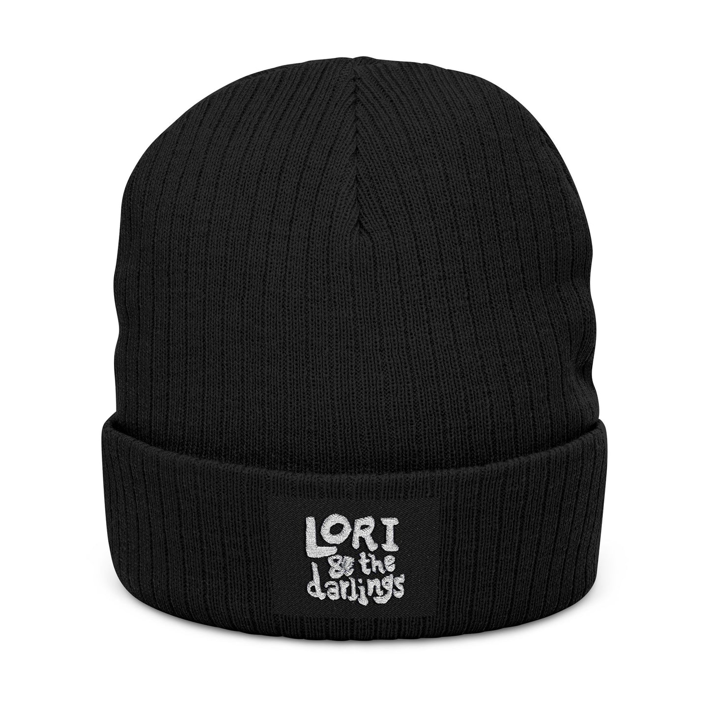 Ribbed Knit Beanie (Embroidery)