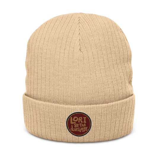 Ribbed Knit Beanie (Embroidery)