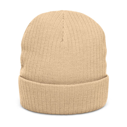 Ribbed Knit Beanie (Embroidery)